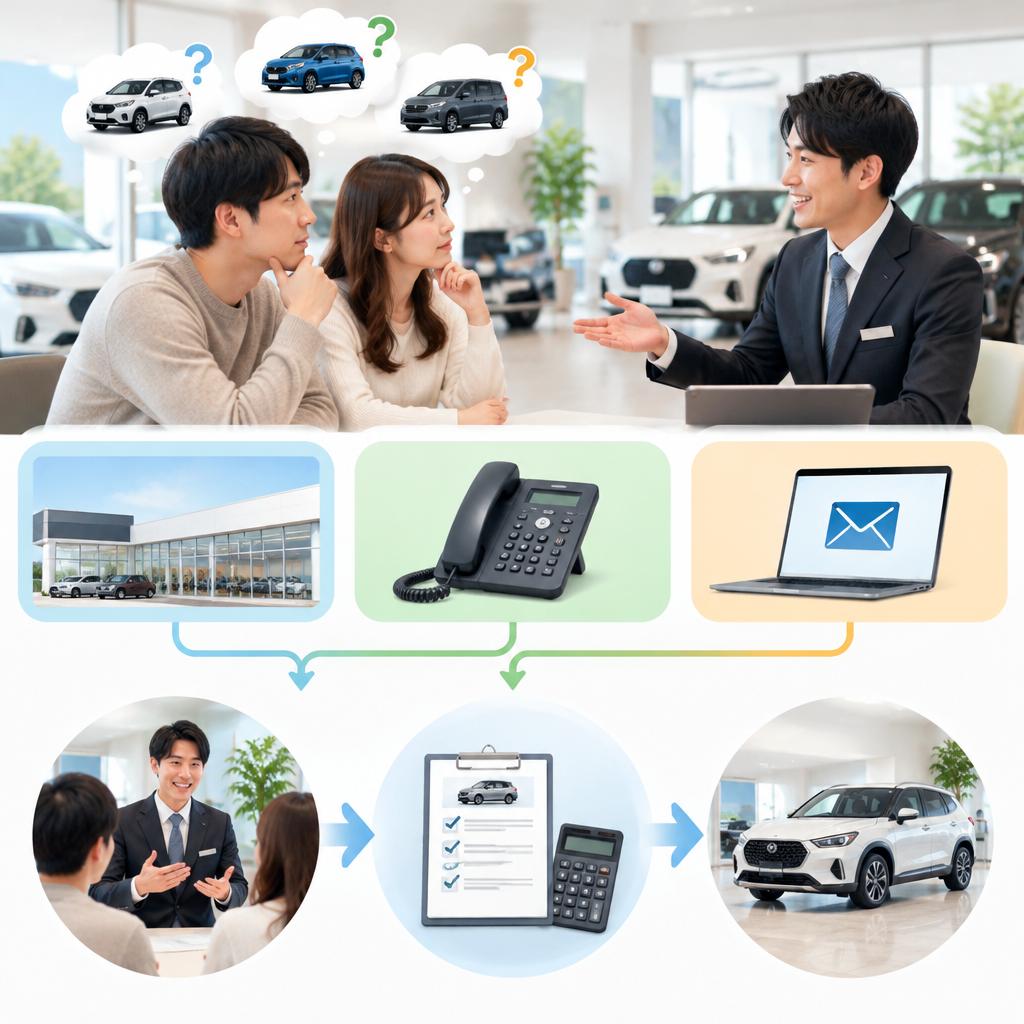 まずは気軽に相談。次の一台との出会いはこちらから