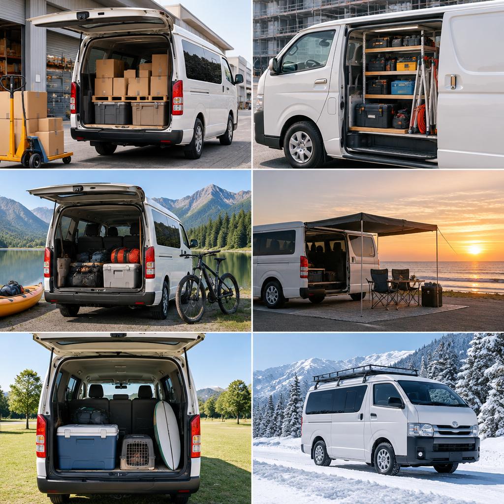 新型ハイエースバンで、仕事も遊びも次のステージへ